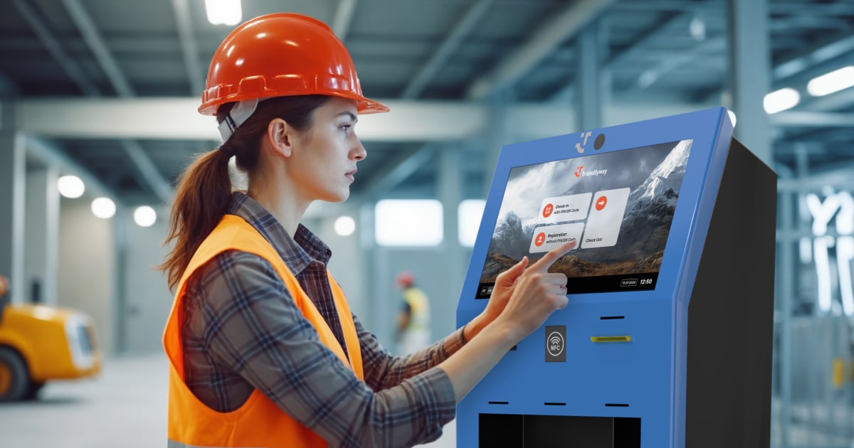 Visitor Check-In for Factories and Warehouses | friendlyway