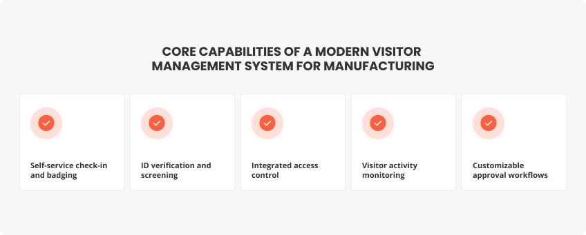 VMS capabilities in manufacturing