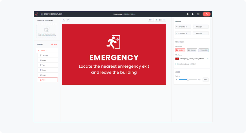 Emergency evacuation in manufacturing