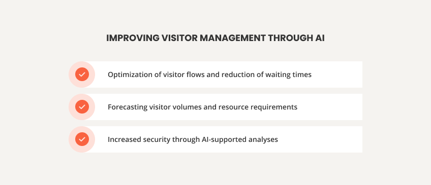 Improving visitor management through artificial intelligence