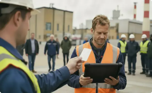 Real-time tracking of employees, contractors, and visitors