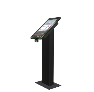 friendlyway Counter 22 tablet kiosk with floor stand