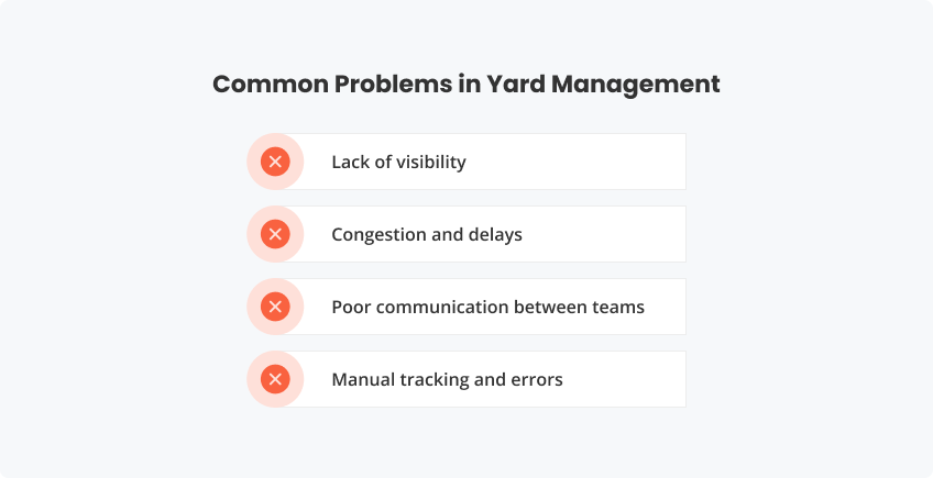Common Problems in Yard Management